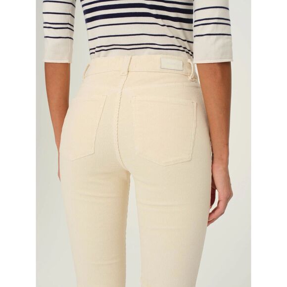 NWT DL1961 Corduroy Bridget Boot Instasculpt High Rise Jeans Ecru Cream Women 31 - Picture 9 of 16